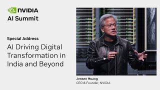 NVIDIA CEO Jensen Huang’s Special Address at AI Summit India [upl. by Aivonas]