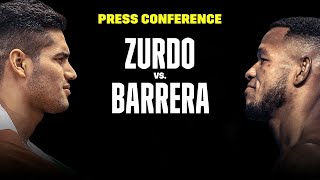 Zurdo Ramirez vs Sullivan Barrera Final Press Conference [upl. by Haleemaj]