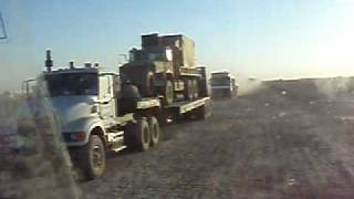 Convoy at FOB Cedar II IraqVideo 1 [upl. by Ttelrahc]