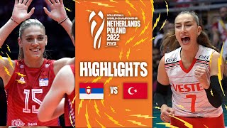 🇷🇸 SRB vs 🇹🇷 TÜR  Highlights Phase 2 Womens World Championship 2022 [upl. by Reteip]