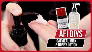 How to Make a luxurious Oatmeal Milk and Honey Lotion [upl. by Ahsilek]