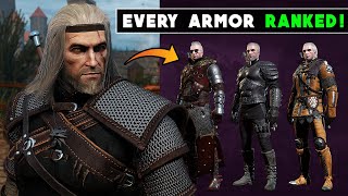 Witcher 3  All Witcher Armor Ranked WORST to BEST [upl. by Forsta]