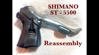 Shimano ST5500 Shifter Full Reconstruction [upl. by Karwan307]