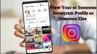 How to View Your Instagram Profile as Someone Else [upl. by Zsazsa]