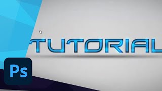 How to Create Futuristic Text in Photoshop [upl. by Euqinue402]