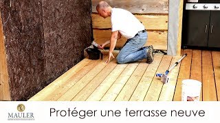 Saturateur bois monocouche  protéger une terrasse neuve [upl. by Supple]