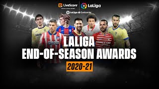 LiveScore LaLiga end of season awards 202021 [upl. by Merilee]