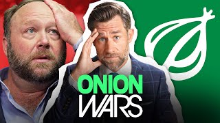 The Insane Story of How the Onion Bought InfoWars and How Alex Jones Is Trying to Steal It Back [upl. by Lorain]