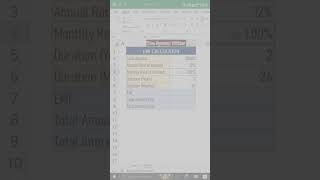 EMI Calculator in excel [upl. by Anitak]