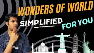 EVOLUTION of ANCIENT 7 Wonders amp The NEW 7 Wonders [upl. by Bobseine]