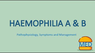 HAEMOPHILIA A amp B made easy Pathophysiology Presentation and Management [upl. by Pero849]