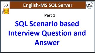 SQL Interview Questions and answers Part 1  SQL Scenario based Interview Question and Answer sql [upl. by Orji146]