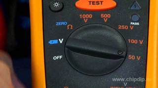 Fluke 1507 dielectric resistance measurer [upl. by Sherill]