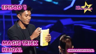 Ernie Zakri Tergamam Tengok Magic Trick Haiqal  Ceria Megastar  Episod 1 [upl. by Maxie]