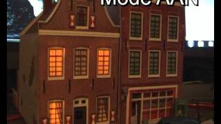 Modelbouw huisjes led verlichting [upl. by Ecienahs]