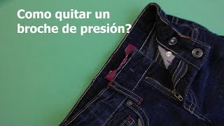 Como quitar broche de presion [upl. by Coward]