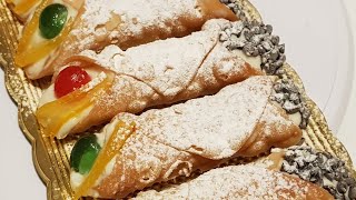 CANNOLI SICILIANI RICETTA ORIGINALE BUONISSIMA E SEMPLICISSIMA [upl. by Eceerahs289]