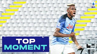 Osimhen scores twice in 5 minutes  Top Moment  SpeziaNapoli  Serie A 202223 [upl. by Eednam]