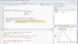 Scatterplotfor two numerical variable using ggplot2 in R [upl. by Aihsetan19]