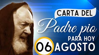 06 de Agosto 💮quotSEÑOR NO ME ABANDONESquotCartas del Padre Pío Sal 3821 [upl. by Eardna]