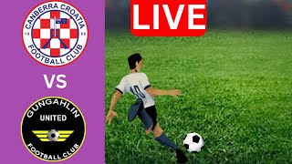 Canberra Croatia FC U23 vs Gungahlin UtdU23 football live score Australia Today match result 2024 [upl. by Slohcin]