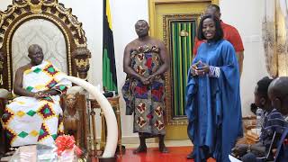 Diana Hamilton meets Otumfour [upl. by Nolte]