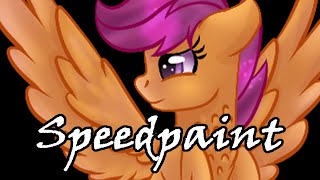 MLP  Scootaloo  Speedpaint [upl. by Mayer206]