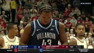 Villanova vs Saint Josephs  Men Basketball Nov 122024 [upl. by Hooke167]