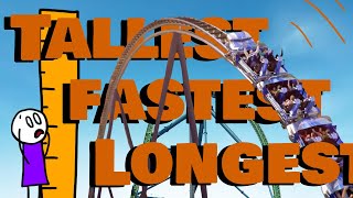 The NEW TALLEST FASTEST and LONGEST Roller Coaster [upl. by Kopaz]