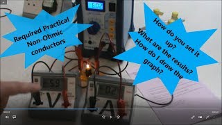 GCSE Combined Science  Physics  Required Practical 16b  NonOhmic Conductors [upl. by Asilad]