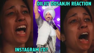 Diljit Dosanjh Concert Crying Girl Instagram 🆔  Diljit Dosanjh Reaction Crying Concert Girl [upl. by Annavoeg]