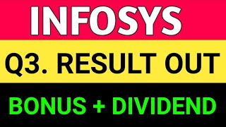 Infosys Q3 Results OUT  Infosys share latest news  Infosys share news today [upl. by Veejar]