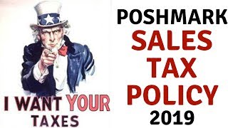 New Poshmark Sales Tax Policy 2019  Posh Remit Program [upl. by Ordep]