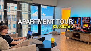 My Highrise Apartment Tour  2000month [upl. by Drofniw]