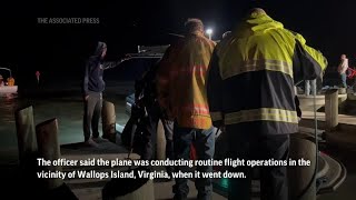 One dead two injured after US Navy plane crashes in Accomack County [upl. by Niatsirk]