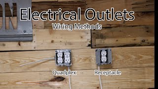 Electrical Outlet  How to Wire a Outlet and Quadplex [upl. by Ellezaj733]