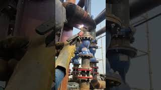 Overhead Arc Welding  shorts welding tipsandtricks [upl. by Zamora182]