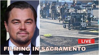 Filming of New Leonardo DiCaprio Movie in Sacramento CA Robbery Scene LIVE [upl. by Akinorev]