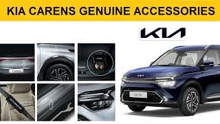 kia carens accessories with price and details [upl. by Cadmar]