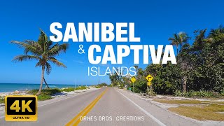 Sanibel amp Captiva Island Florida  4K Driving Tour [upl. by Ahsienyt]