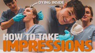 How to Take Alginate Impressions ft Dental Students [upl. by Sirraf]