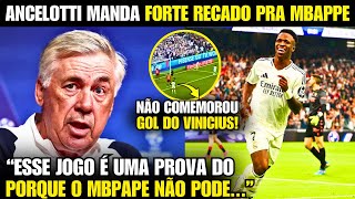 🚨 EITA Olha o SHOW DO VINI HOJE que FEZ O ANCELOTTI MANDAR FORTE RECADO AO MBAPPE [upl. by Granville746]