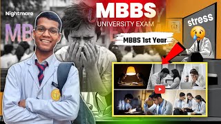 MBBS First Year University Exam 😓 Exam Week Most Hectic Week Of The Year mbbs medicos [upl. by Ecydnak75]