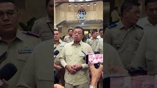 Menteri ATRKepala BPN Nusron Wahid menerima kunjungan dari Menteri Pertahanan Sjafrie Sjamsoeddin [upl. by Ardnu]