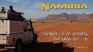 Namibia in 4K  Kaokoveld 4x4 in 3 minutes [upl. by Hewart904]