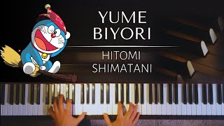 Hitomi Shimatani  Yume日和 Yume Biyori  Doraemon movie  piano sheets [upl. by Wyler]