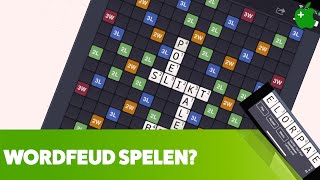 Wordfeud spelen op de iPhone en iPad een uitleg [upl. by Plato]