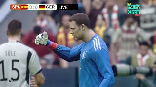 🔴EN VIVO España vs Alemania  EURO 2024  PES 21 Simulation Gameplay [upl. by Aenet59]