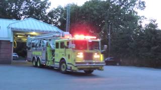 Hartsdale FD Car 2172  Engine 171  Tower Ladder 15 Responding [upl. by Neddra]