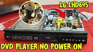 LG LHD645 DVD HOME THEATER NO POWER ON [upl. by Eniamat79]